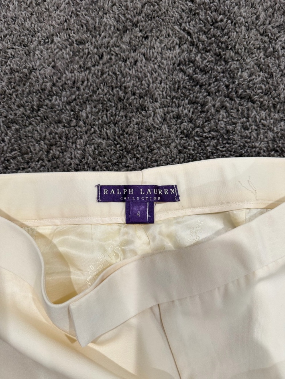 Ralph Lauren Collection Purple Label 100% wool made in n USA trousers. Size 4.